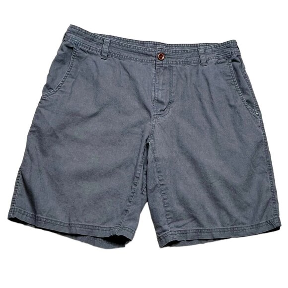 Columbia Shorts Mens Size 36 Grey Regular Fit Omni Shade Hemp/Cotton Blend - Picture 1 of 3